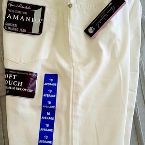 Gloria Vanderbilt white Amanda Jeans